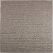 vidaXL Vloerkleden Vierkant LUGO Crème en Taupe 120 x 120 cm Polyester
