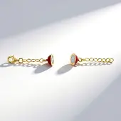 Cavill - 925 Sterling Zilveren Ketting - Verguld met Stevige Magneetsluiting - Duurzame Zilveren Kettingen - Elegante Stijl - 60 mm