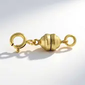 Cavill - Gouden ketting 375 9K Witgoud met Luxe Magneetsluiting - Duurzaam & Comfortabel Elegant Sieraad - Modern & Klassiek Accessoire