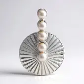 Cavill - Zilveren Hanger - 925 Sterling Zilver - Zilveren Zoetwater Kweekparel (2,8-3 mm) - Monosono Collectie - Elegante Parelhanger Dames