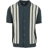 Urban Classics Knit Retro Overhemd Met Korte Mouwen