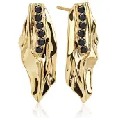 Sif Jakobs sieraden Dames 925 sterling zilveren Zirkonia One Size Goud / Zwart 32014582