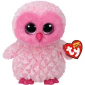 TY Beanie Boos Twiggy - uil Roze med