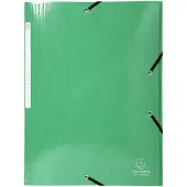 Exacompta IDERAMA Elastomap 3 kleppen Maxi Capacity 425gm2 A4 - Donkergroen - 55830E