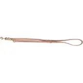 Trixie - Hondenriem Pure - Verstelbaar - Leer - Roze - S-M - 200X1,5 cm
