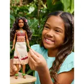 Disney Princess Disney Vaiana pop met outfit die aan en uit kan en 5 accessoires - Geïnspireerd op live-actionfilm