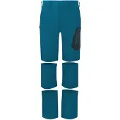 TROLLKIDS - Kid's Preikestolen Double Zip-Off Pants - Afritsbroek 134, blauw