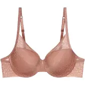 Triumph Voorgevormde bh Signature Sheer | Maat: 70E | Kleur: Bruin