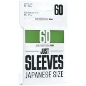 GameGenic Just Sleeves - Japanese Size Green