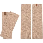 Vivisence Handschoenen met korte vingers '7300 Set' beige