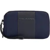 Piquadro Schoudertas blauw