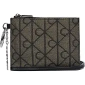 Calvin Klein Etui 'Logo Hardware Emblem' aardetinten / zwart
