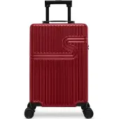 Bhppy Handbagage koffer 55x34x20 cm - Reiskoffer handbagage - TSA slot - 28L - Signature koffer Sun-Dried Tomato
