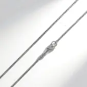 Cavill - Gouden Ketting 9K Witgoud - 45 cm Panzerketting - Elegant, Tijdloos & Fijn - 2,22 gram - Met Karabijnsluiting