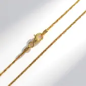 Cavill - Vergulde 925 Sterling Zilver Ketting - 70 cm - Luxe Zilveren Damesketting - Criss Cross Filigraan Design - Karabijnsluiting