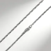 Cavill - Zilveren Ketting - 925 Sterling Zilver - Singapore Design - Elegant - 45 cm - Luxe Sieraad - Dames Ketting