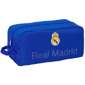 Real Madrid 34x15x18 Cm Schoenenzak Blauw
