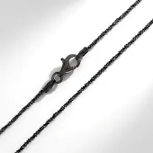 Cavill - Elegante 925 Sterling Zilver Ketting Dames - 80 cm Lange Filigrane Criss-Cross Ketting met Karabijnsluiting - Fijne Zilveren Ketting