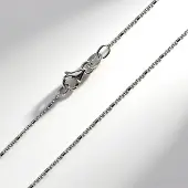 Cavill - Zilveren Ketting - 925 Sterling Zilver - 45 cm - Fijne Lichte Halsketting Dames - Gepolijst Modern Comfortabel Sieraad