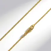 Cavill - 18K Goud Vergulde Ankerketting - 925 Sterling Zilver - Elegante Gouden Ketting 45 cm - Karabijnsluiting - Klassieke Dames Schakelketting