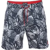 Riverso Heren Short RIVKai bequem Blauw M Volwassenen Zwemshort met Print met Elastische Band