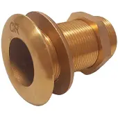 Maestrini Gs30767 1 1/4´´ Brass Chromed Thru-hull Goud