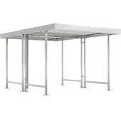 WSM Overkappingssysteem model Leipzig, dubbelzijdig, basiseenheid, B 2870 mm, gegalvaniseerd