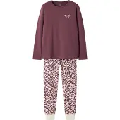 Name it Nachtkledij beige / cyclaam / rosa