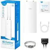 Cudy LT500 draadloze router Fast Ethernet Dual-band (2.4 GHz / 5 GHz) 4G Wit