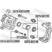 FEBEST 3576-SX11R Zuiger, remklauw