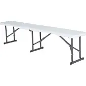 Lifetime Kunststof bank opbouwbaar - 29x183x42cm