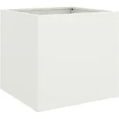 vidaXL Plantenbak 42x40x39 cm staal wit