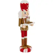 Atmosphera Peperkoek notenkraker figuur, 25 cm