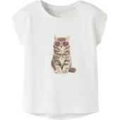 Name it Shirt 'NMFVotia' taupe / antraciet / lichtroze / wit