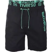 Riverso Heren Short RIVBobby regular fit Zwart 3XL Volwassenen Zwembroek met Print