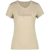 Icepeak Burnham T-shirt Met Korte Mouwen Beige M Vrouw