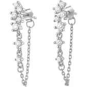 Hey Happiness Oorbellen 'Radiant Blossom' zilver