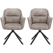 Benoa Eetkamerstoel Talas Adore - Taupe - set van 2