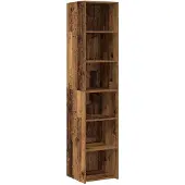 vidaXL Dressoir Oud hout 40 x 41 x 185 cm Bewerkt hout