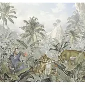 Overig Fotobehang Lion King Hills - Meerkleurig - 2,80m X 300cm