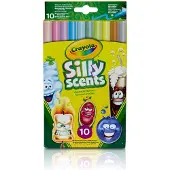 Crayola Silly Scents - 10 Geurstiften Dunne Punt - Voor School en Vrije Tijd