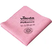 Vileda microvezeldoek Purmicro Active | pak van 5 stuks | rood