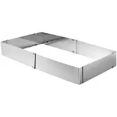 Orion Verstelbare stalen bakvorm 24-46x20-38 cm