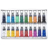 Winsor & Newton 0390665 Cotman Aquarelverf Set – Beginners Set 20 x 5 ml – Essentiële Waterverfkleuren met Hoge Kwaliteit Pigmenten