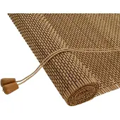 vidaXL Rolgordijn Bruin 50 x 220 cm Bamboe