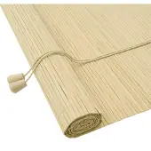 vidaXL Rolgordijn Naturel 40 x 220 cm Bamboe