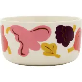 Marimekko Kukasta Kukkaan schaal White-pink-terrac-plum, 50 cl