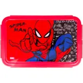 Stor Marvel Spiderman grote brooddoos met vakjes / broodtrommel