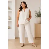 Yesta Ulaana Tops - Soft Sand - maat 3(52)