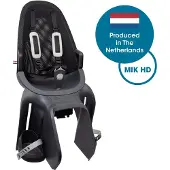 Qibbel Air Fietsstoeltje Achter MIK-HD bevestiging - Fietszitje - Granite Grey